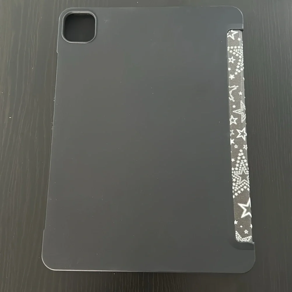 Starry Wildflower Gray IPad Case